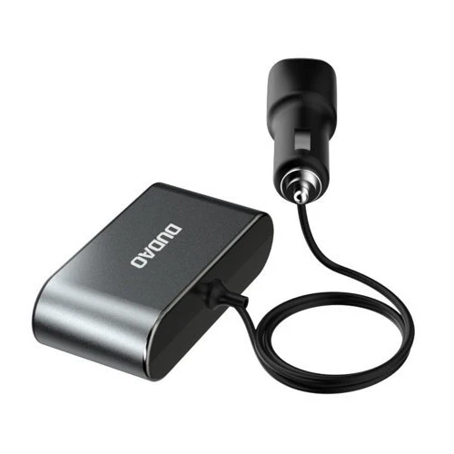DUDAO CAR CHARGER 2X USB / 3X CIGARETTE LIGHTER SOCKET R1PRO SPLITTER BLACK