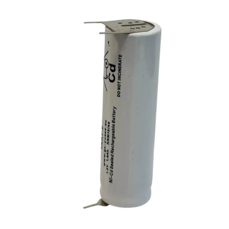 Accu AA NiCd 1,2V 1000 mAh à 3 picots pour PCB/CI