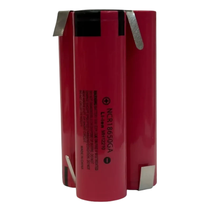 Batterie Li-ion 3S1P 10.8V 3500mAh 3x18650 avec pattes à souder