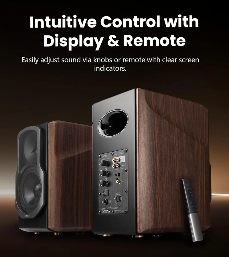 Edifier S2000MKIII Hi-Res Audio Active 2.0 Bluetooth Bookshelf Speaker