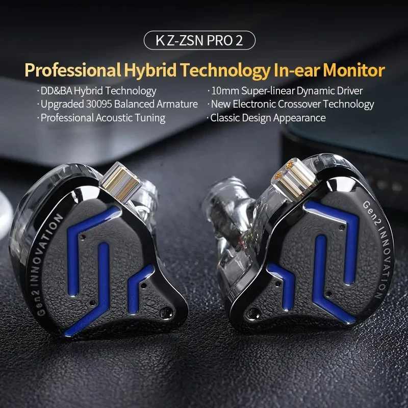 KZ ZSN Pro 2 IEM With Mic