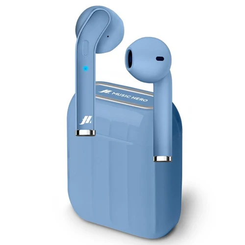 EARBUDS STYLE TWS, BLUE-MUSIC HERO