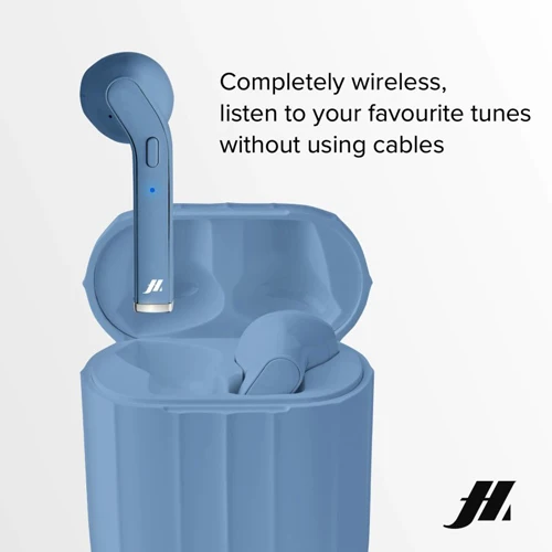 EARBUDS STYLE TWS, BLUE-MUSIC HERO