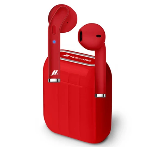 EARBUDS STYLE TWS, RED-MUSIC HERO