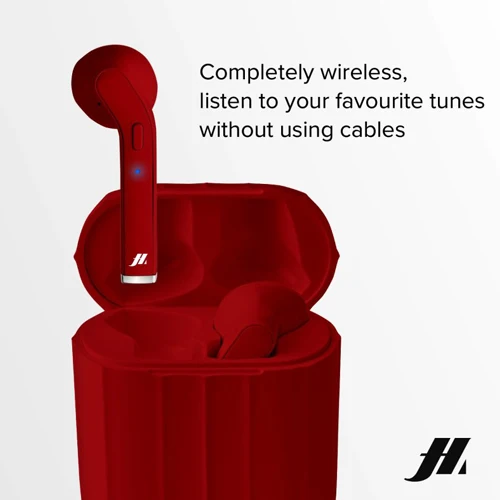 EARBUDS STYLE TWS, RED-MUSIC HERO