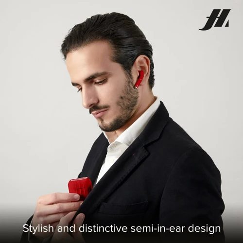 EARBUDS STYLE TWS, RED-MUSIC HERO
