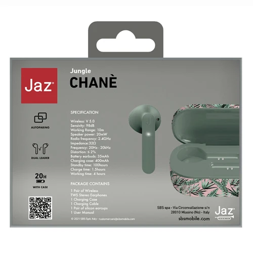 EARBUDS CHANE TWS BLUE-JAZ