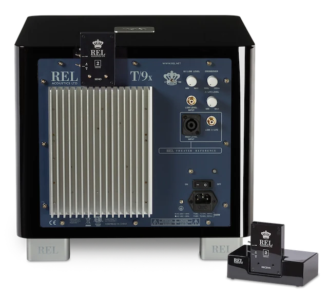 REL T9/X - Caisson de basses 300Watts avec deux haut-parleurs de graves de 10'' (Actif + Passif)