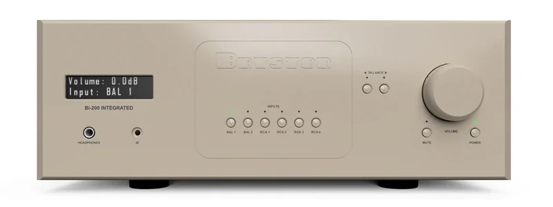 Bryston Bi200 - Amplificateur stéréo intégré 200Watts par canal, préamplificateur BP-19 et amplificateur 3B Cubed