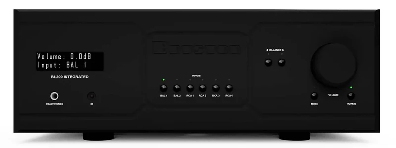 Bryston Bi200 - Amplificateur stéréo intégré 200Watts par canal, préamplificateur BP-19 et amplificateur 3B Cubed