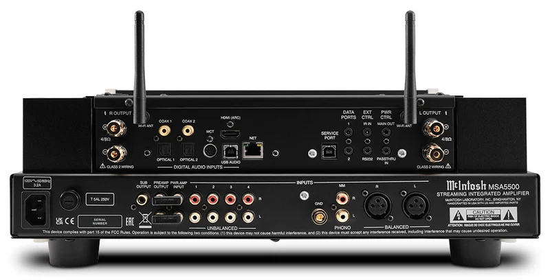 McIntosh MSA5500 | Amplificateur Réseau Intégré 100 Watts par canal