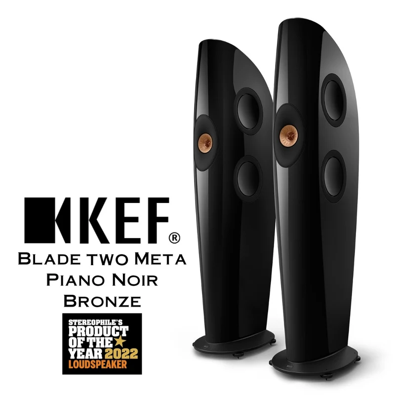 KEF Blade Two Meta - Enceintes de type colonne Haute-Fidélité technologie Uni-Q ®