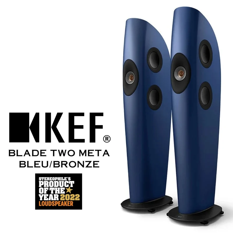 KEF Blade Two Meta - Enceintes de type colonne Haute-Fidélité technologie Uni-Q ®