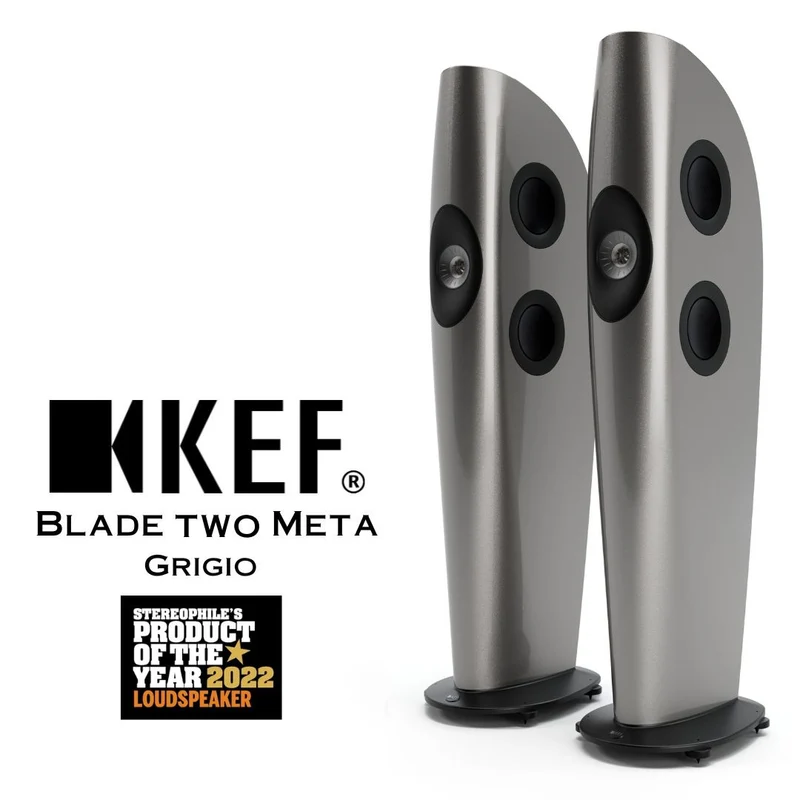 KEF Blade Two Meta - Enceintes de type colonne Haute-Fidélité technologie Uni-Q ®