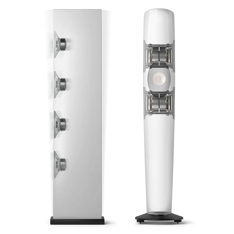 KEF Blade One Meta - Enceintes de type colonne Haute-Fidélité de la technologie Meta