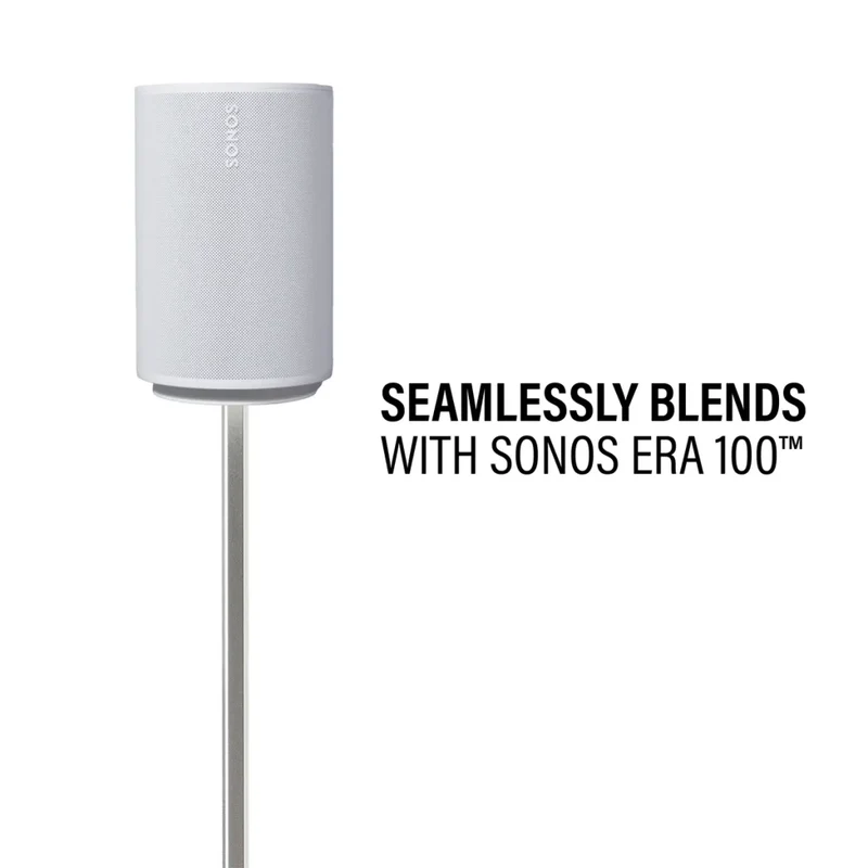 Sanus WSSE1A1 - Supports d'enceintes réglables en hauteur 25''/42'' pour Sonos Era 100™ (Unité)