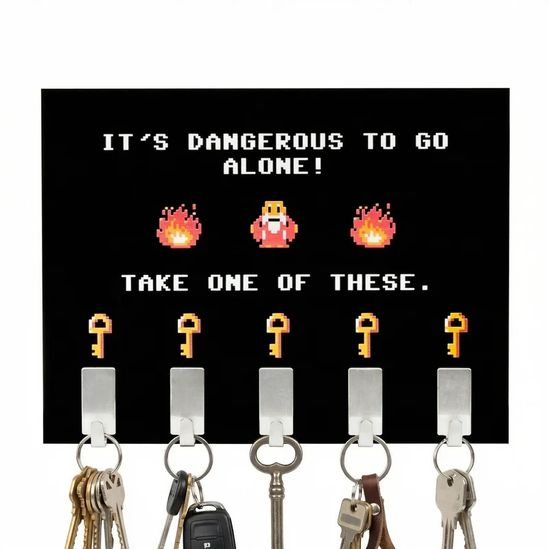 Tableau à clés - It's dangerous to go alone