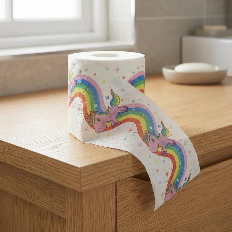 Papier toilette licorne