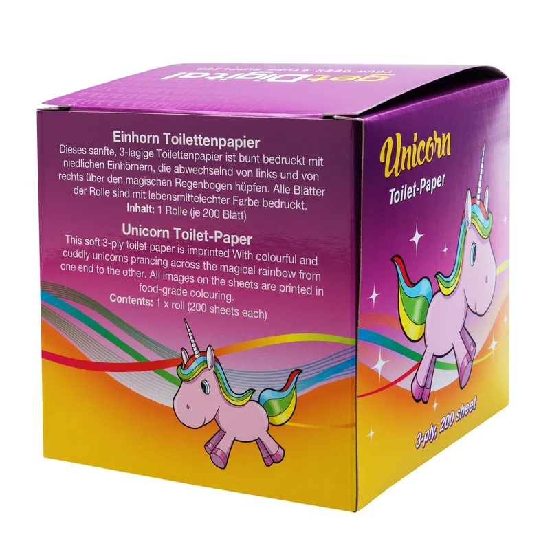 Papier toilette licorne
