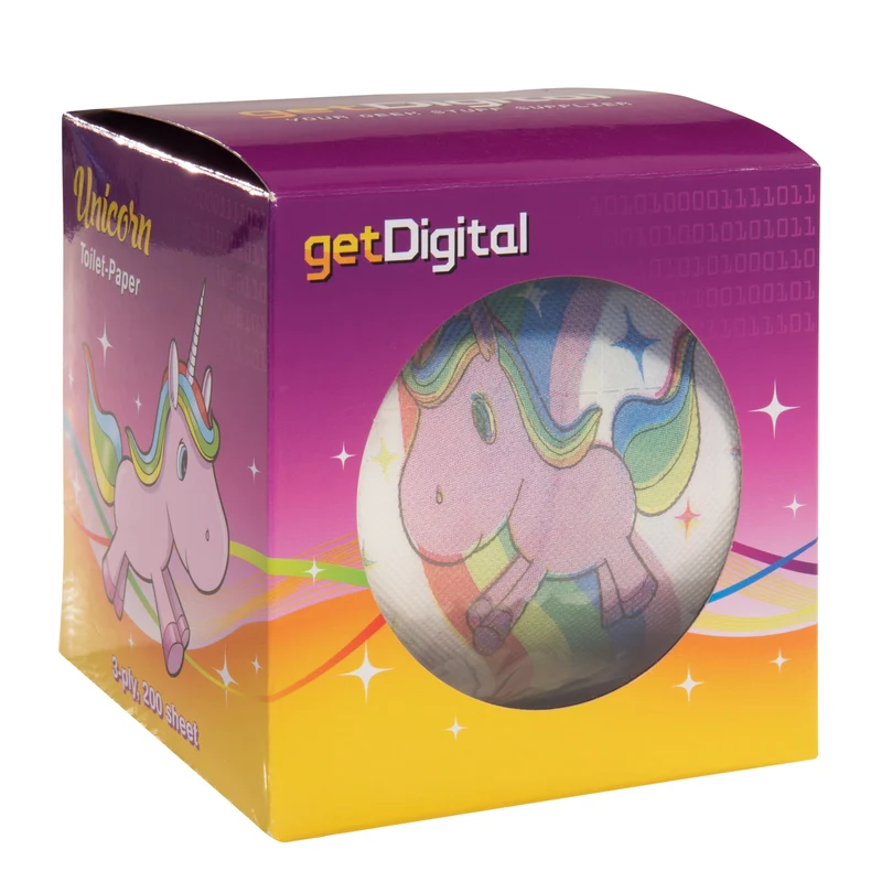 Papier toilette licorne