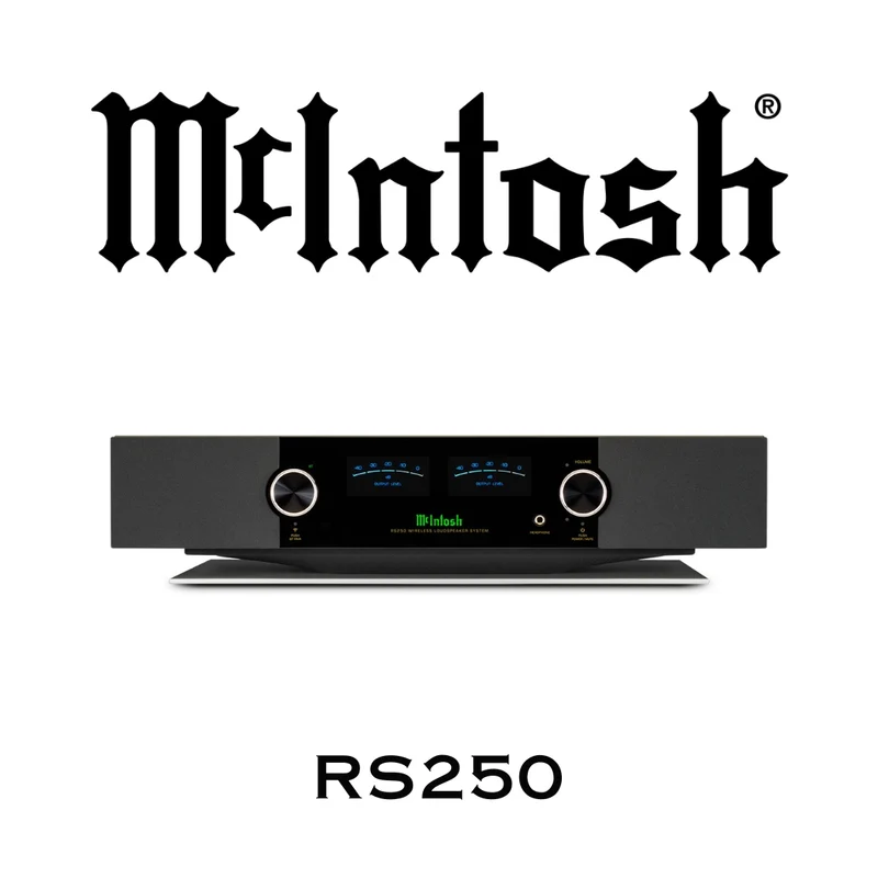 McIntosh RS250 - Système sans fil 650 Watts, BT, WiFi, Phono