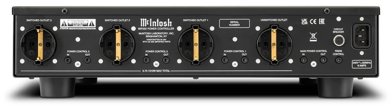 McIntosh MIP200 - Barre d'alimentation et conditionneur de courant à 8 prises