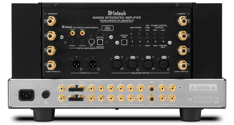 McIntosh MA9500 - Amplificateur stéréo intégré 300 Watts/Canal avec DAC 8 canaux