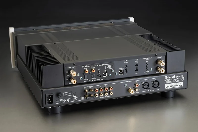 McIntosh MA5300 - Amplificateur stéréo intégré 100 Watts/Canal, DAC 8-canaux 32Bits, phono