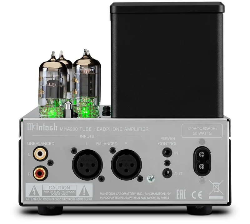 McIntosh MHA200 | Amplificateur de casques d'écoute à 4 tubes et compact