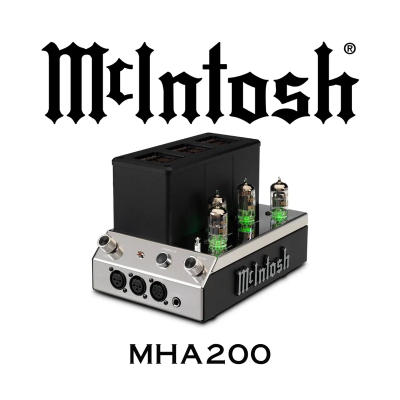 McIntosh MHA200 | Amplificateur de casques d'écoute à 4 tubes et compact