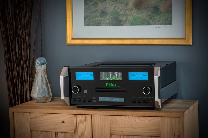 McIntosh MCD12000 - Lecteur SACD/CD, 2 DAC 32 bits/8 canaux, 4 tubes