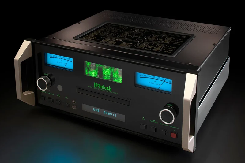 McIntosh MCD12000 - Lecteur SACD/CD, 2 DAC 32 bits/8 canaux, 4 tubes