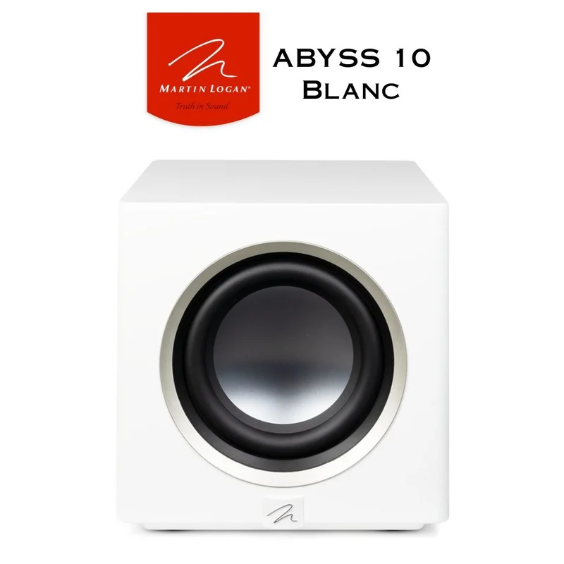 Martin Logan Abyss 10 | Caisson de basses 1600Watts avec haut-parleur de graves 10''