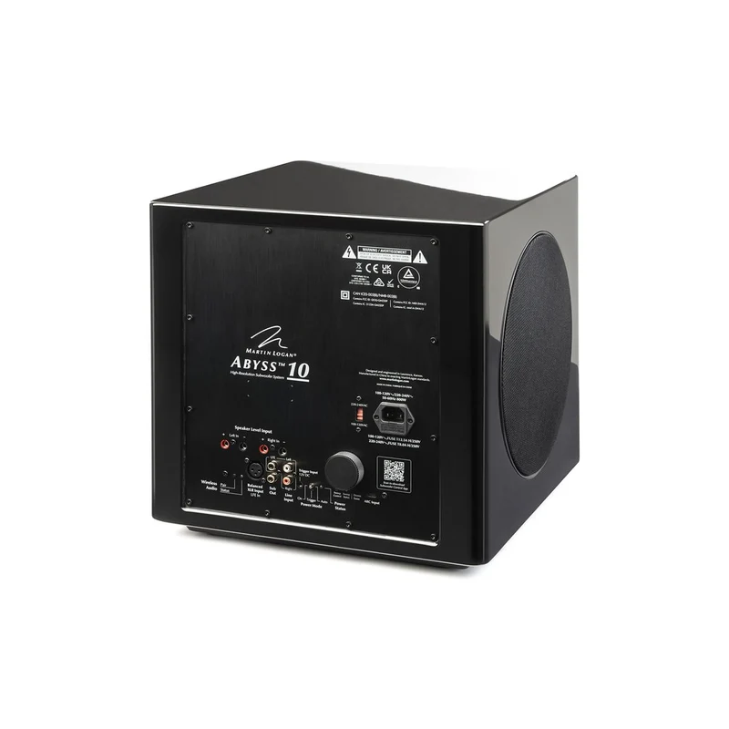 Martin Logan Abyss 10 | Caisson de basses 1600Watts avec haut-parleur de graves 10''