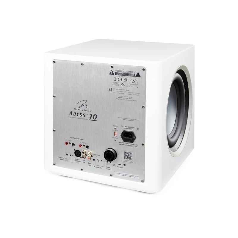 Martin Logan Abyss 10 | Caisson de basses 1600Watts avec haut-parleur de graves 10''