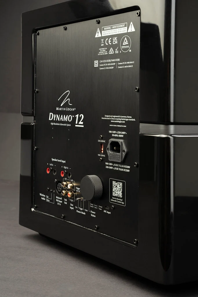 Martin Logan Dynamo 12 | Caisson de basses 1600W avec haut-parleur de graves de 12''