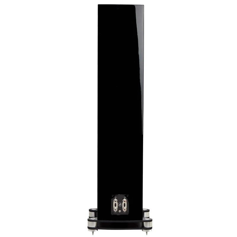 Enceintes acoustiques de type colonne Piano Noir (la paire)