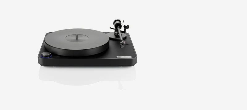 clearaudio TT068S - Table tournante haut de gamme avec cartouche Jubilee MM (Noir/Argent)