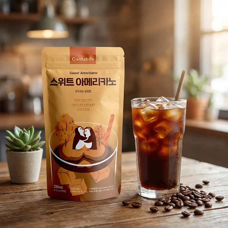 Cafés glacés Cantabile & Co - Boissons coréennes rafraîchissantes au café en sachet