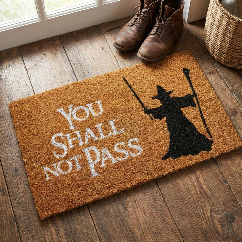 Paillasson - "You Shall Not Pass" (tu ne dois pas passer)