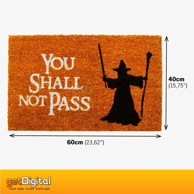 Paillasson - "You Shall Not Pass" (tu ne dois pas passer)