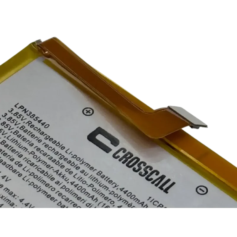 Batterie LPN385440 d'origine pour téléphone Crosscall Trekker X4