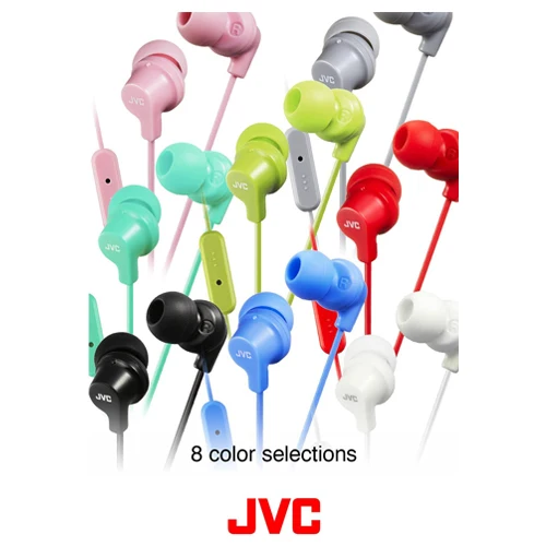 POWER SOUND HA-FX10Z WIRED EARPHONES, MINT GREEN-JVC
