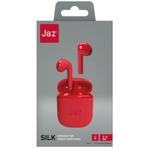 EARBUDS SILK TWS RED-JAZ