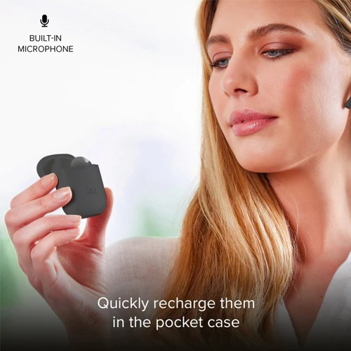 EARBUDS SILK TWS BLACK-JAZ