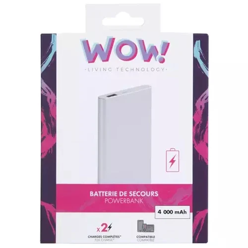 POWER BANK 4000MAH WOW