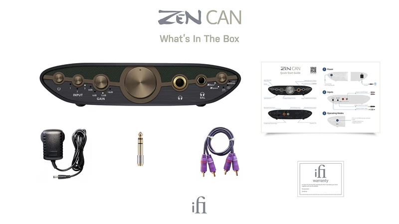 iFi Audio ZENCAN V3 - Amplificateur de casques d'écoute avec XBass
