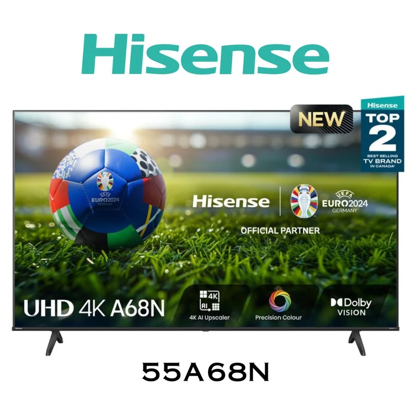 Hisense 55A68N - Téléviseur 55'' 4K Google TV