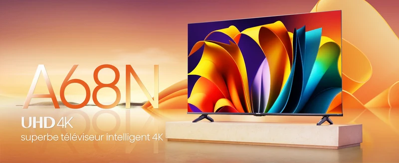 Hisense 65A68N - Téléviseur 65'' 4K Google TV