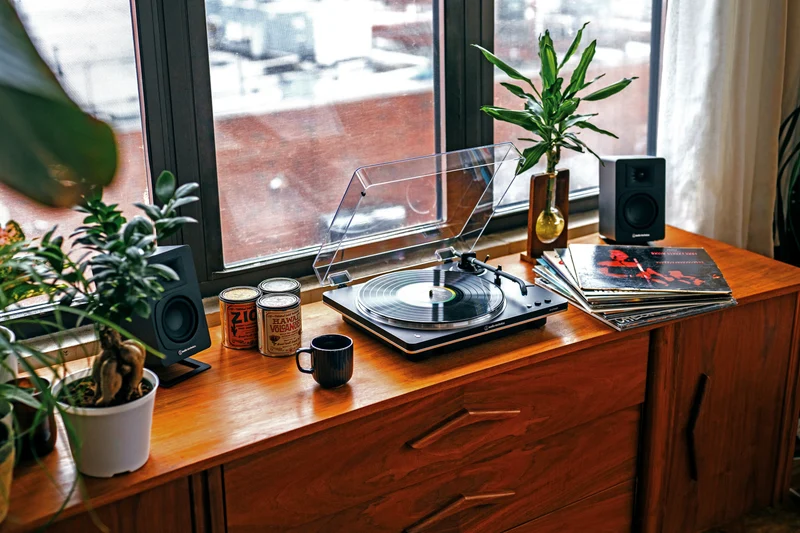 audio-technica AT-LP70XBT - Table tournante automatique Bluetooth à entraînement par courroie